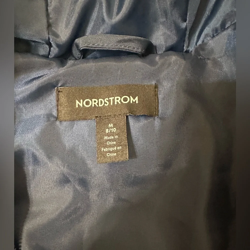 Nordstrom Navy Puffer Jacket for Kids Size 8/10